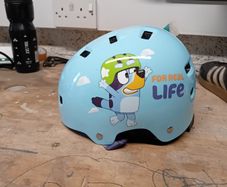 BLUEY Childs bike helmet
