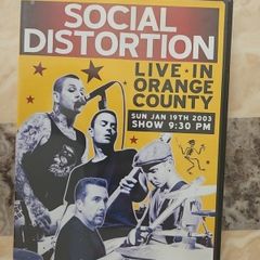 Social Distortion DVD - Live In Orange County