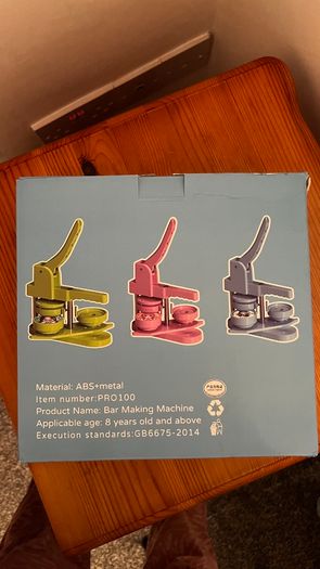Badge Making Machine 58mm - Green - Brand New & Boxed