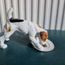 Rare Vintage Royal Doulton Jack Russell Terrier Dog Figurine Image 3