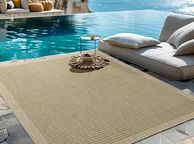 main image for ad XXL Outdoor Rug Weatherproof 240 x 340 cm Green Sisal Look Rug Washable and Waterproof Rug Kitchen Balcony Patio and