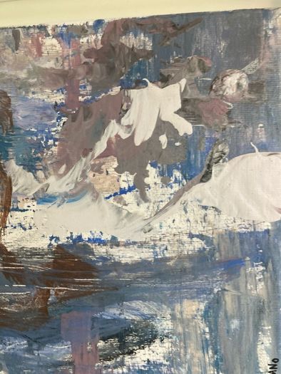 Original Abstract Painting  Glacier Trek Contemporary irish  Art