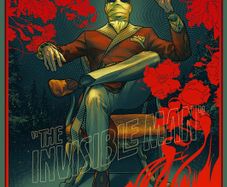 The Invisible Man Martin Ansin CODA Limited Screen Print 24x36 + Free Mystery Print