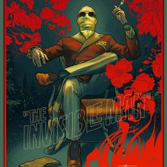 The Invisible Man Martin Ansin CODA Limited Screen Print 24x36 + Free Mystery Print