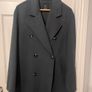 Mango Oversized wool coat  in GREEN Image 10