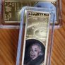 Albert Einstein set of 24 Gold plated Ingot Bars. Image 5