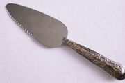 Vintage Harrison Brothers Sheffield Pie/Cake Server with sterling silver handle