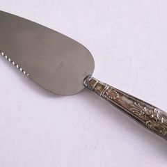Vintage Harrison Brothers Sheffield Pie/Cake Server with sterling silver handle