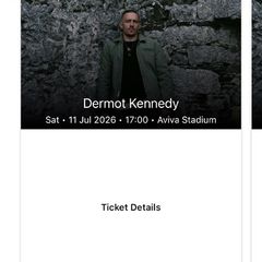 2 x Dermot Kennedy tickets for sale