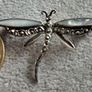 sterling silver dragonfly brooch Image 5