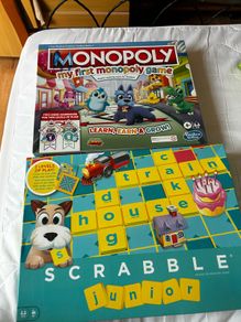 Junior scrabble and monopoly