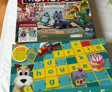 Junior scrabble and monopoly