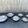 Antique copper pans Image 2