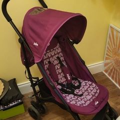 pink stroller joie