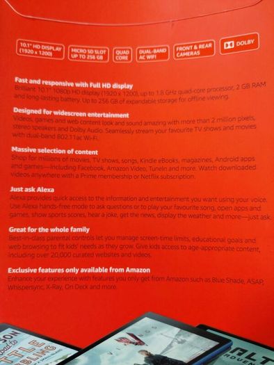 Amazon fire hd10 tablet