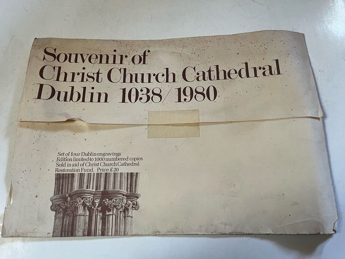 pictures Portfolio Title: Souvenir of Christ Church Cathedral Dublin 1038 / 1980