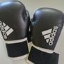 Free standing Punch Bag Stand with bag and Addidas Hybrid 100 black gloves Image 4