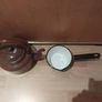 Original enamel kettle & small enamel saucepan Image 5