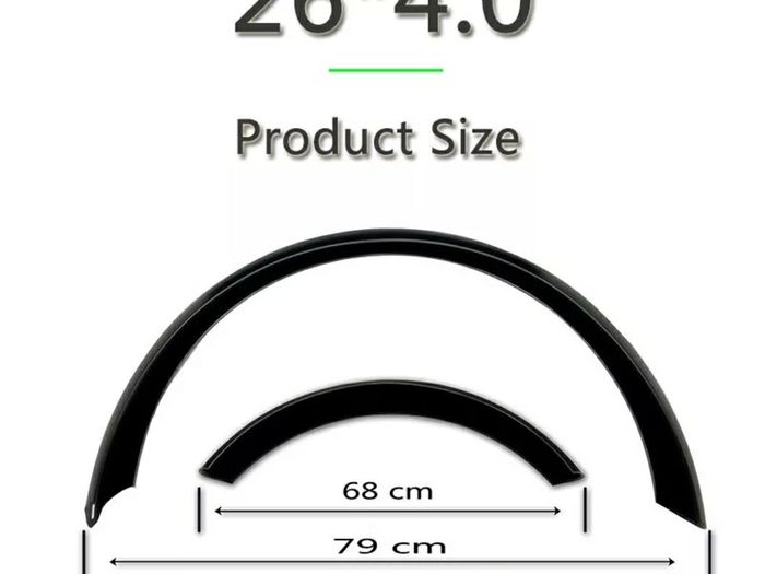 Fat Bike Fender Set 26 x 4.0