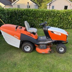 Ride on lawn mower