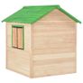 Kids Play House Fir Wood Green Image 5