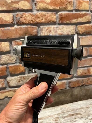 vintage movie camera