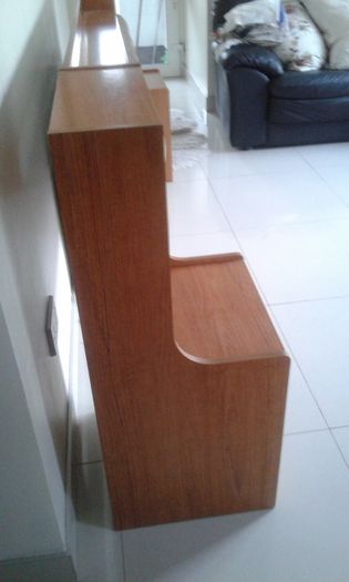 Vintage 70's Headboard and Lockers Unit