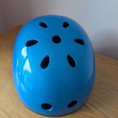 Micro Blue Children's Bicycle / Skating Helmet (Size M: 53-57cm)