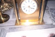 Beautiful Old Heavy Brass Clock, Postage Available