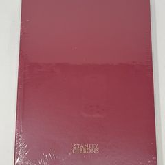 Stanley Gibbons White Page A4 Stockbook 16 Page 32 side in Red New and Sealed
