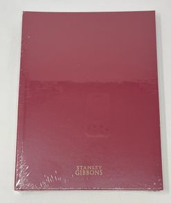 Stanley Gibbons White Page A4 Stockbook 16 Page 32 side in Red New and Sealed