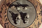 Chinese Brass Cabinet Face Plate