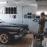 Wall Mounted Tyre Rack for 4 Tyres, Telescopic Tyre Holder, Wall Mounted, up to 90 kg, Foldable, Steel, Image 3