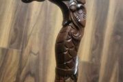 Hand-Carved Wooden Dragon Cane
