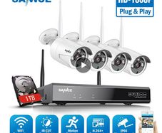 1080p Hdmi Wifi Nvr 4pcs 2.0mp Ir Weatherproof Cctv Wireless Ip Camera