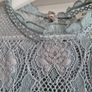 RIVER ISLAND powder blue boho blouse Sz 16 Image 3