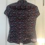 Esprit navy & red floral blouse. Size 6 Image 3