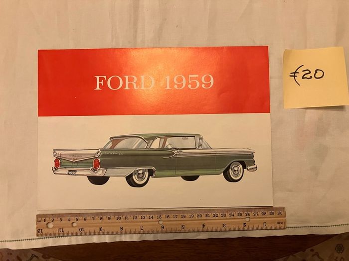 American car brochures. 1950s, 1960s and 1980s