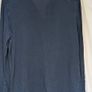 Luca Faloni Pique Shirt Blue Mens 16 41 Made In Italy Cotton Long Sleeve Image 8