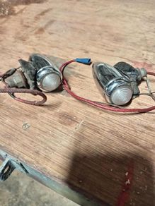 vintage car  sidelights