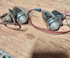 vintage car  sidelights
