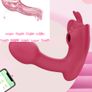 9 Speed Strong Pink Rabbit Vibrator G-spot Stimulator APP Image 4