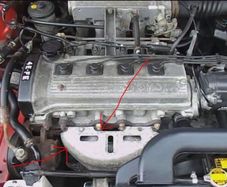 Toyota Starlet EP91 Corolla E11 Exhaust Manifold Heat Shield EFE Toyota 17167-11310
