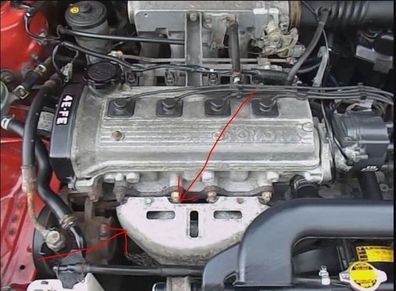 Toyota Starlet EP91 Corolla E11 Exhaust Manifold Heat Shield EFE Toyota 17167-11310