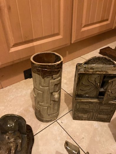 Unique once of pottery