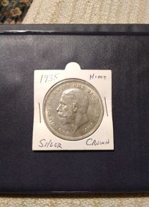 George V  Silver  Crown