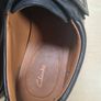 Mens Clarks Huckley Roll Black Leather Shoes Size Uk 8 Eu 42 Brand New Image 10