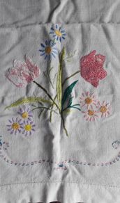 CHAIR COVER - Vintage Embroidered