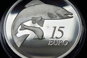 The Central Bank 15 Euro Silver Proof Coin 2011- Salmon