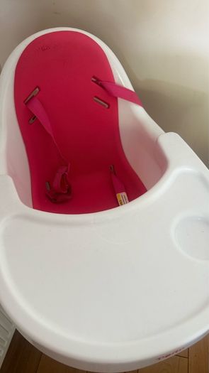Mamas and Papas Tiamo Baby High Chair Pink White